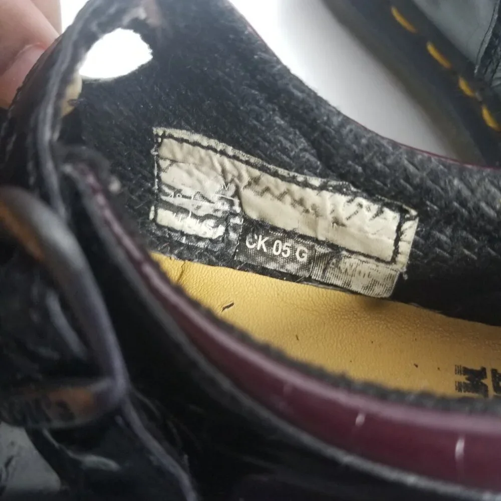 Dr. Martens Maccy Mary Jane Girls Patent Leather Shoes Sz 13-1